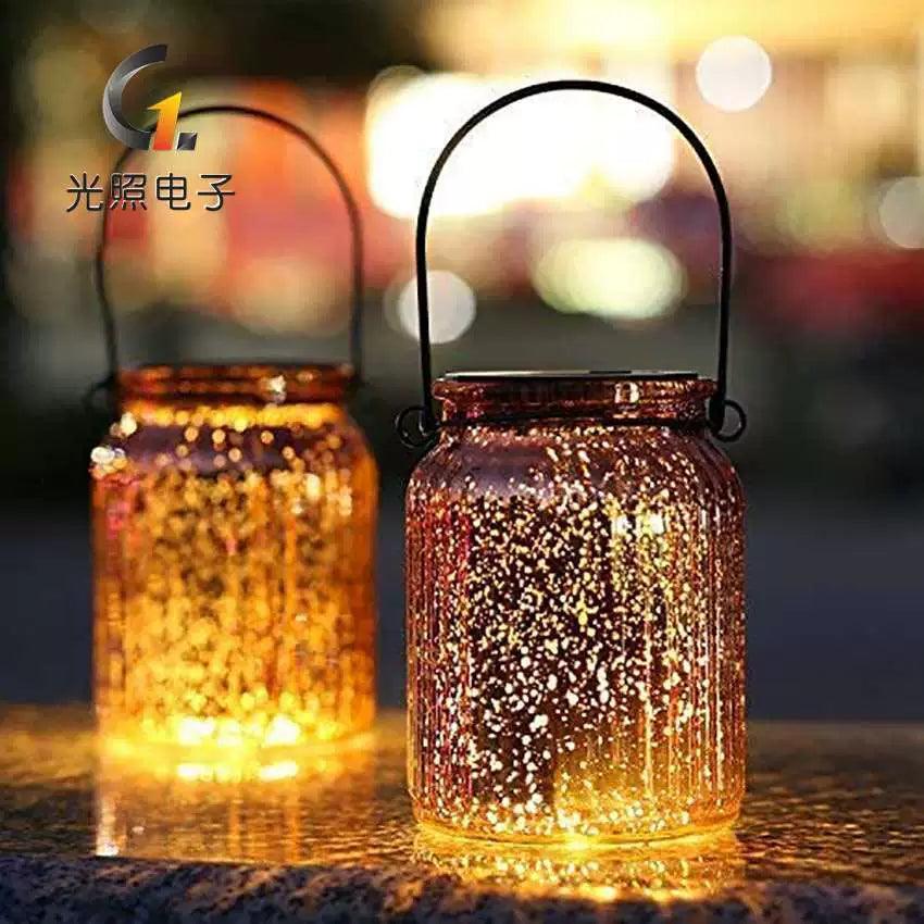 Solar Glass Tank Lamp – Outdoor Courtyard Lighting & Garden Décor - ClubOn