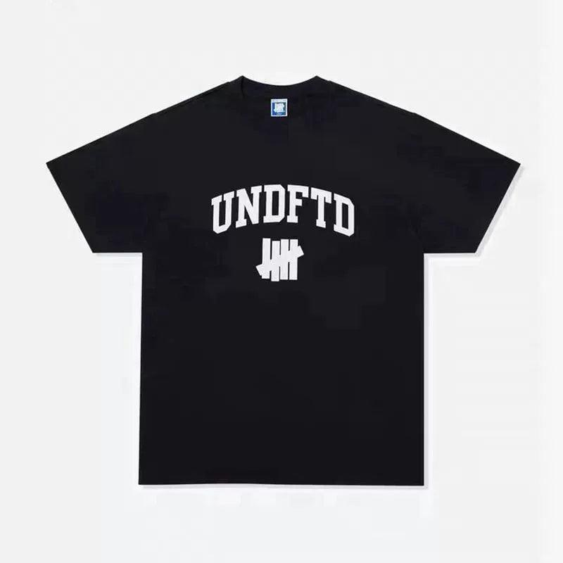 UNDEFEATED Summer Unisex Logo Short-Sleeved T-shirt – Five-Bar Student Half-Sleeve - ClubOn