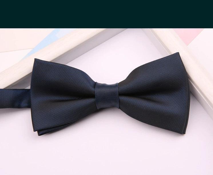 Matte Bow Tie for Men – Burgundy, Black, Navy Blue Knot Wedding Formal Accessory - ClubOn