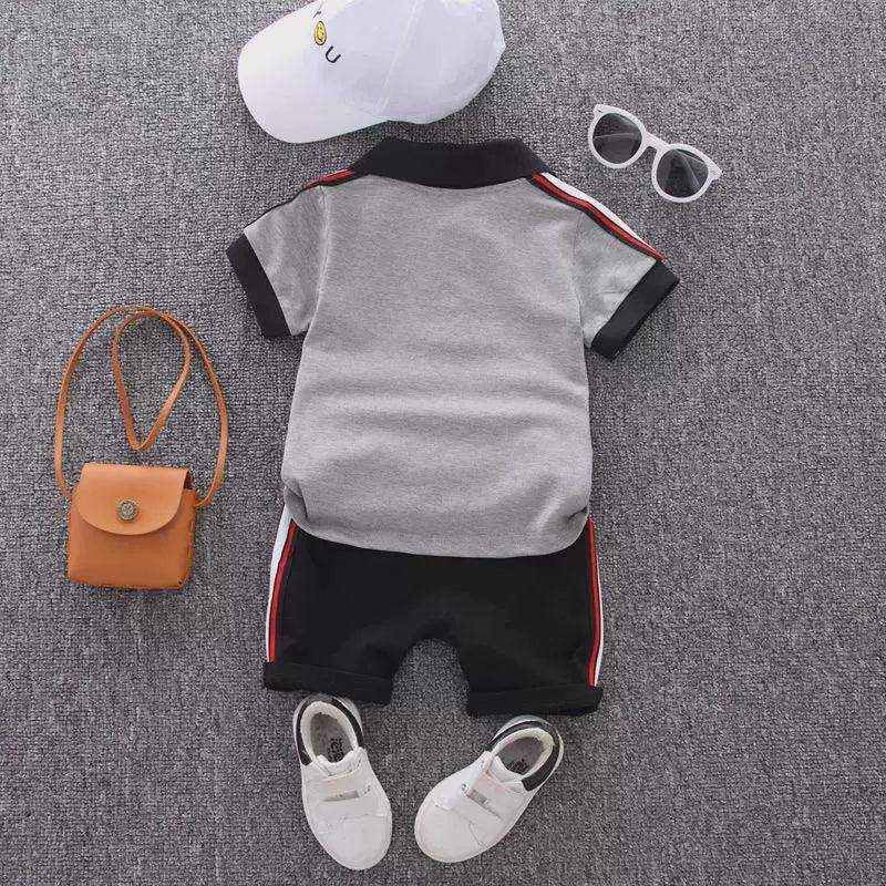 DIIUU Summer Baby Boys Clothing Set - T-Shirt & Shorts - ClubOn