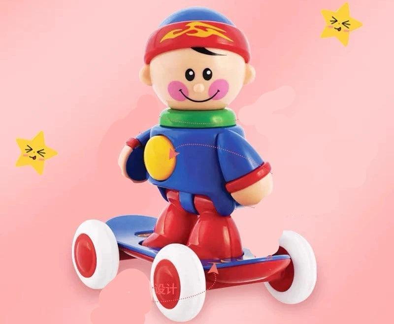 Tolo Baby Pull-Back Car – Interactive Kart Racer with Cartoon Character Doll - ClubOn
