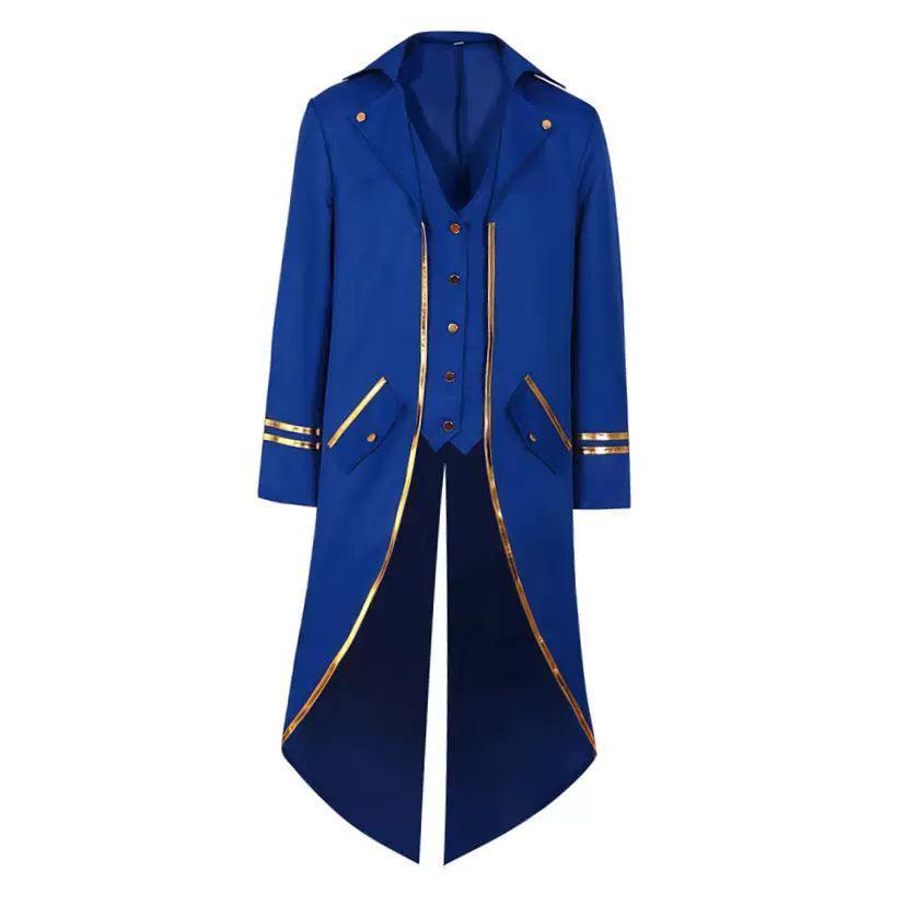 Men's Coat Carnival Stage Costume – Medieval Vintage Tuxedo - ClubOn