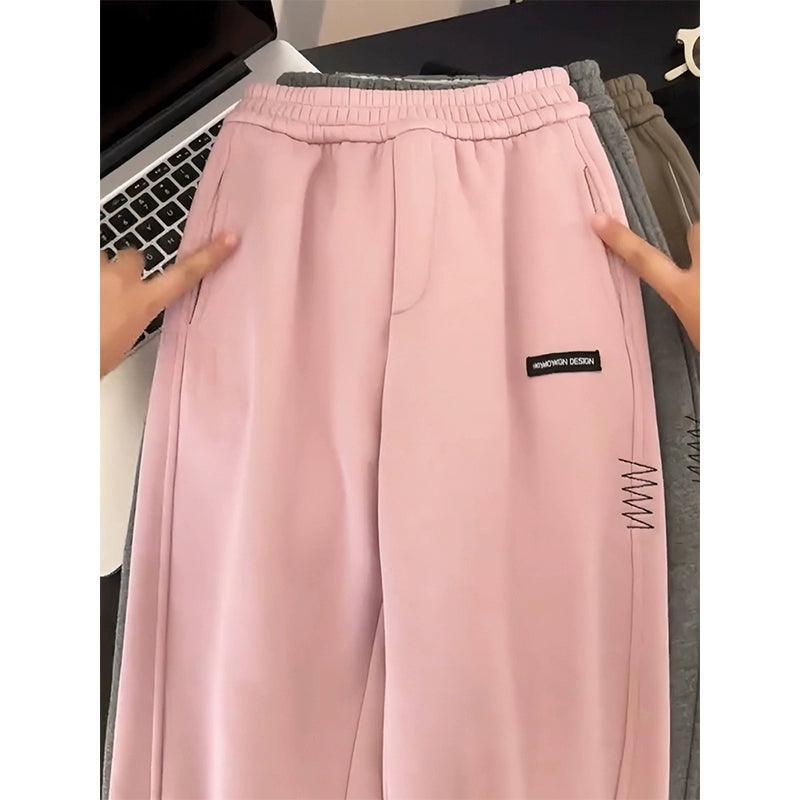 Girls' Plus Velvet Cuff Pants - Autumn/Winter Sports - ClubOn