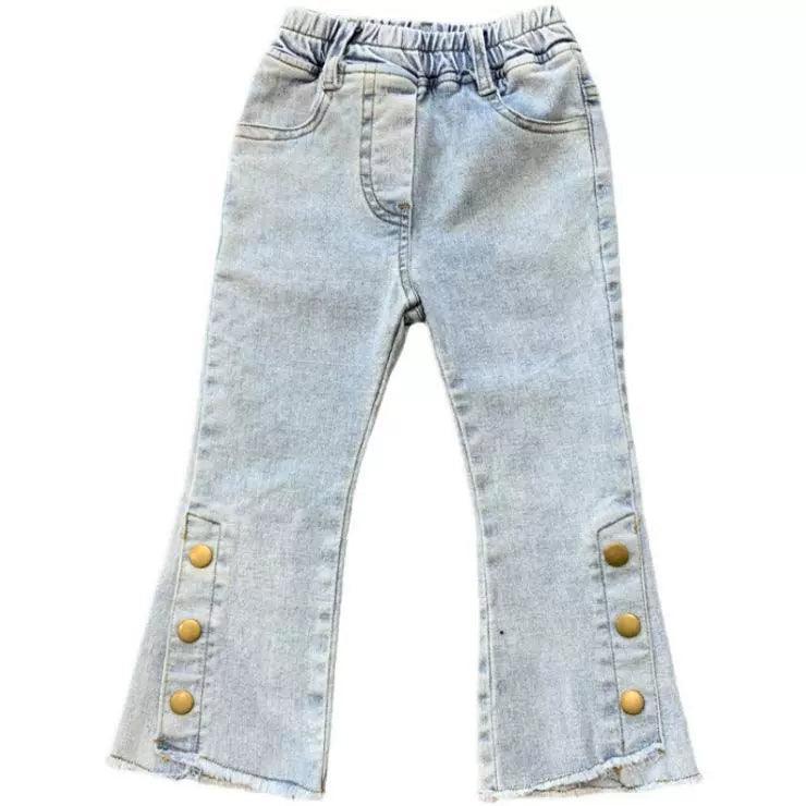 Spring New Girls' Jeans - Figure-Flattering Style - ClubOn