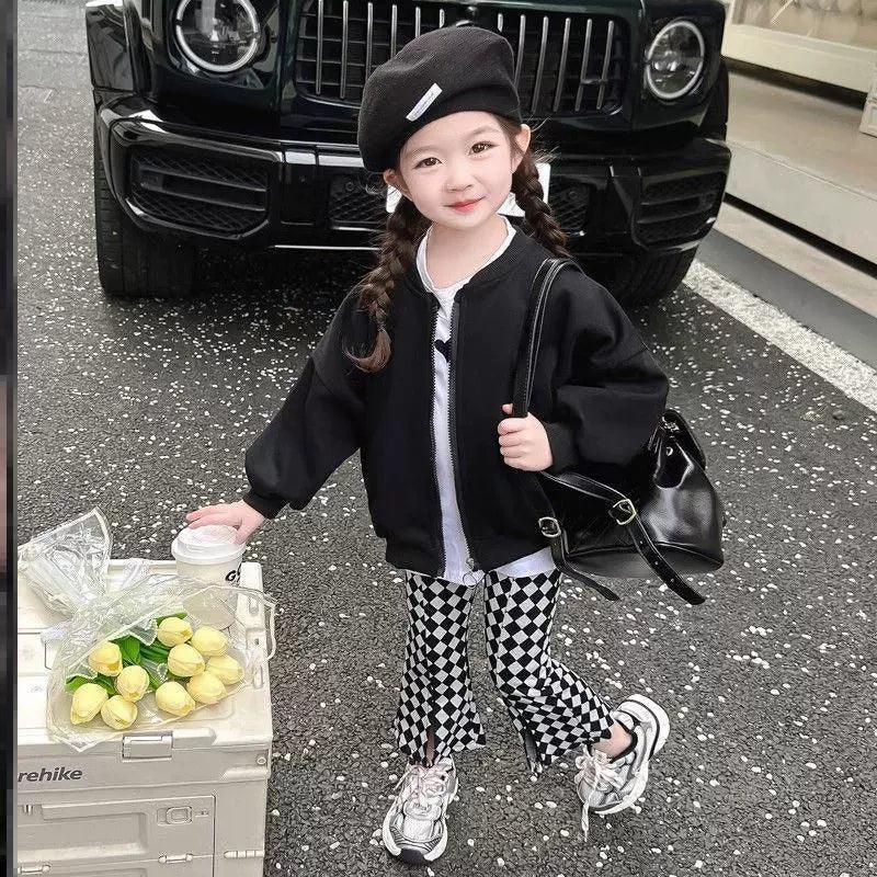 Girls' Spring Baseball Jacket - ClubOn