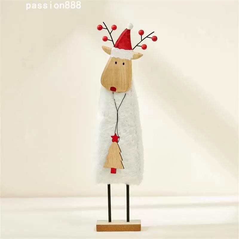 Christmas Decoration Elk Santa Claus Tree – Festive Holiday Décor - ClubOn