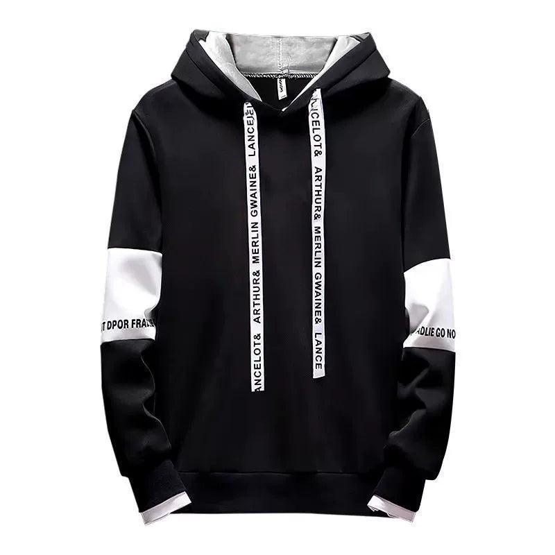 Men’s Hoodies Long Sleeve – Casual Printed Letter Sweatshirt - ClubOn