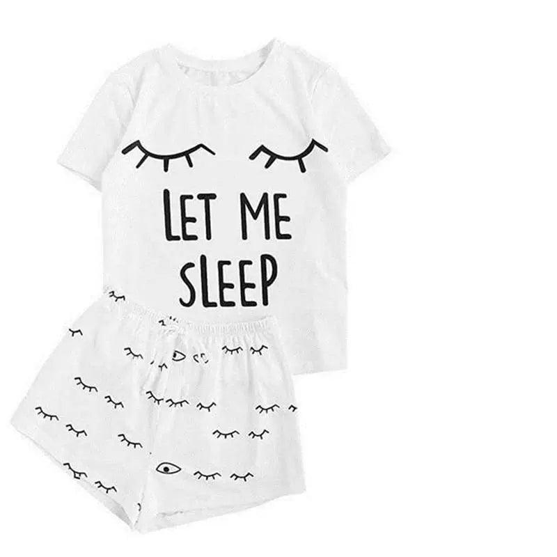 Women’s Pajamas Set - Shorts & T-Shirt Sleepwear - ClubOn