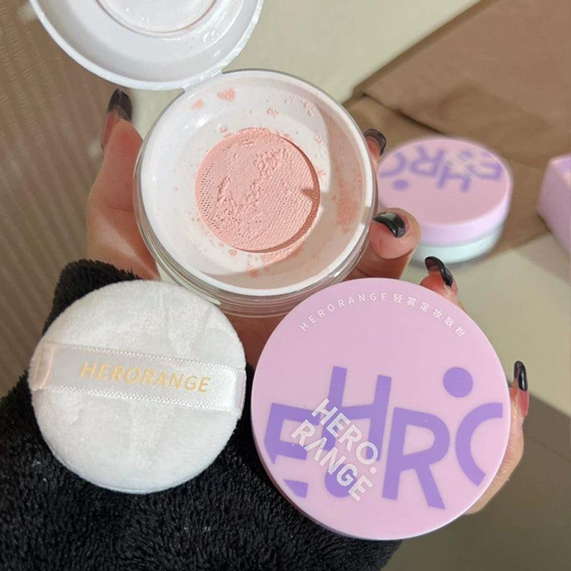 HERORANGE Light Mist Loose Powder - Long-Lasting Makeup Finish - ClubOn