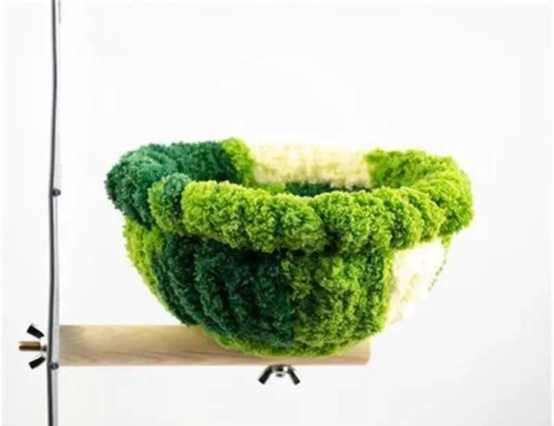 Fatbird Parrot Foot Warmer Platform – Swing, Hammock & Sleeping Nest - ClubOn