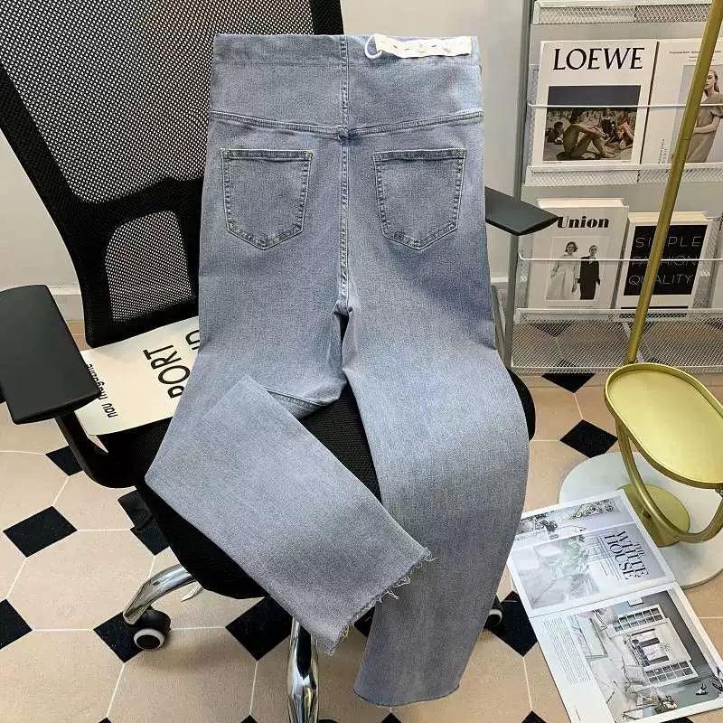 Summer Thin Jeans for Pregnant Women – Comfortable Fit - ClubOn