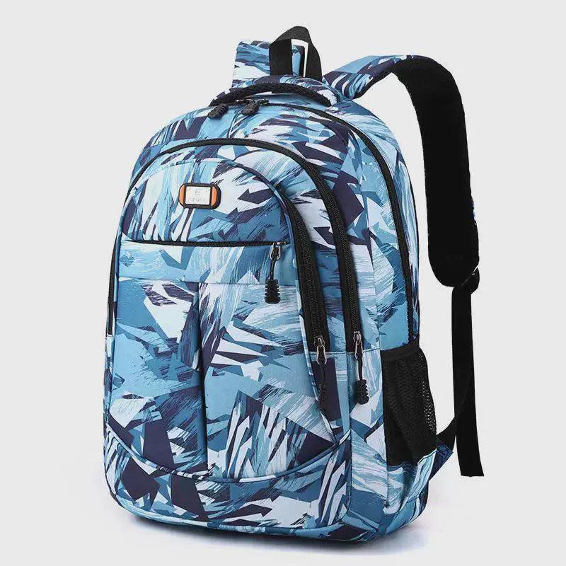 Large Capacity Backpack | Colorful Print School Bag for Teens - ClubOn