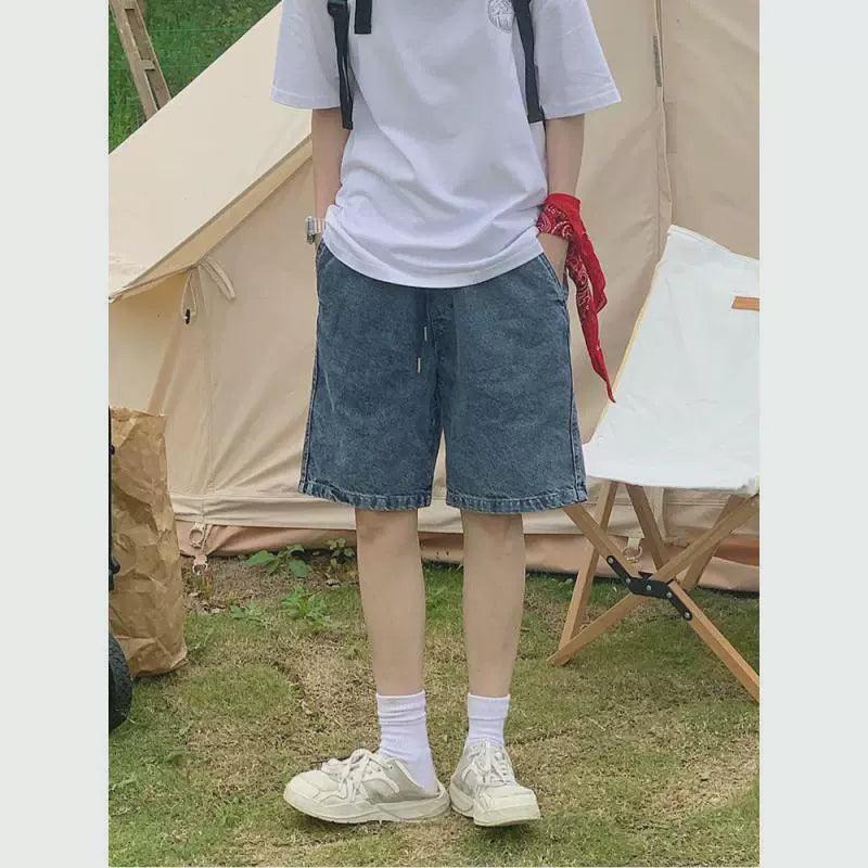 Boys Summer Solid Color Denim Shorts – Casual Stylish Shorts - ClubOn