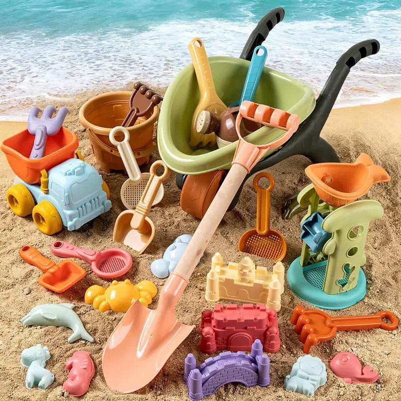Summer Beach Sand Play Toy Set - Sandbox & Water Kit for Kids - ClubOn
