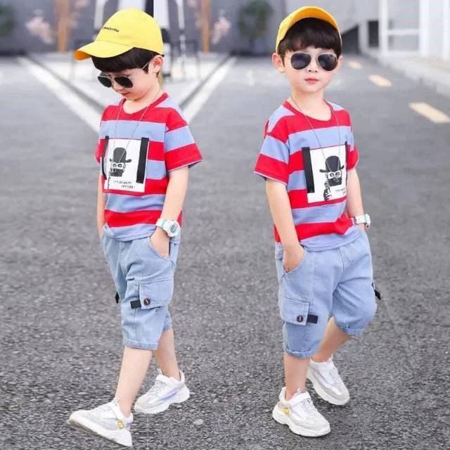 Boys' T-Shirt and Shorts Set for Kids - ClubOn