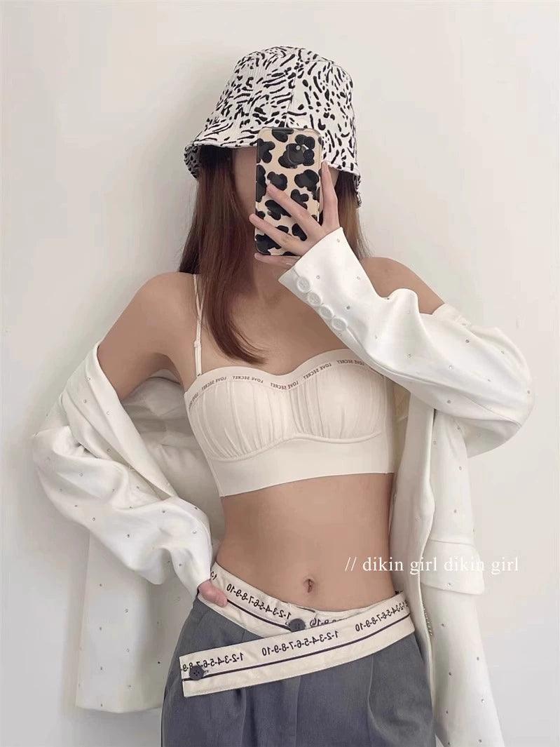 Autumn/Winter Lace Bra - Gathered Design for Small Breasts - ClubOn