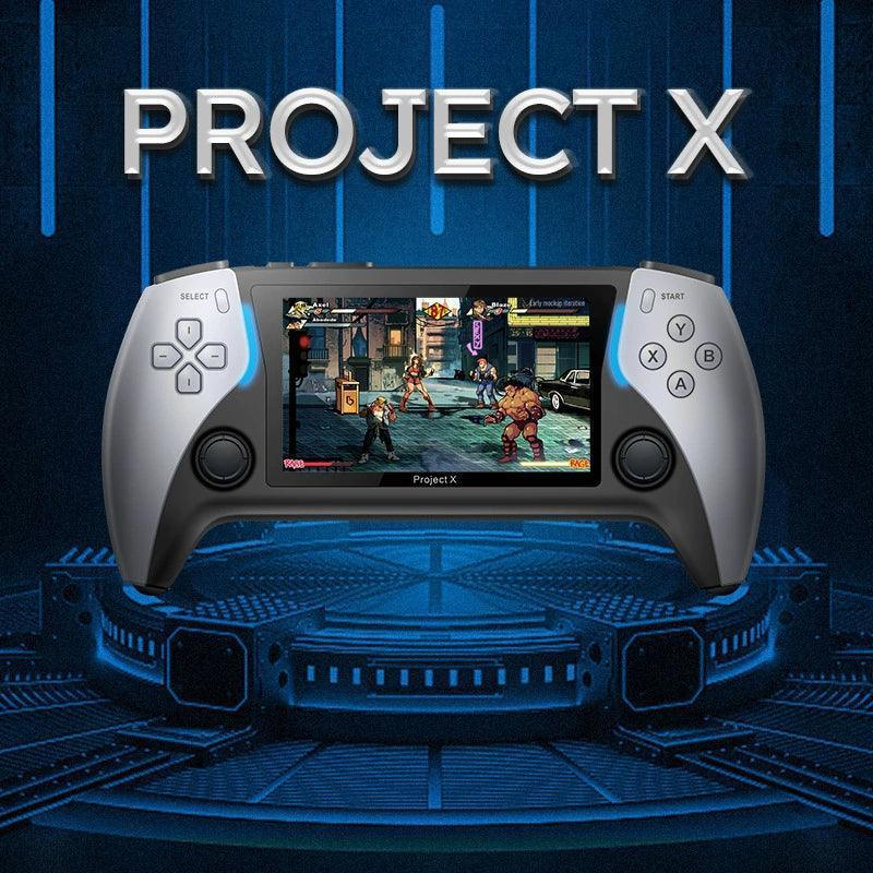 PROJECT X Handheld Game Console - HD Arcade, Two-Player Support - ClubOn