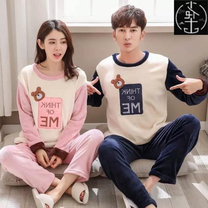 Couple Pajamas Set Winter Men & Women Homewear Pajamas - ClubOn