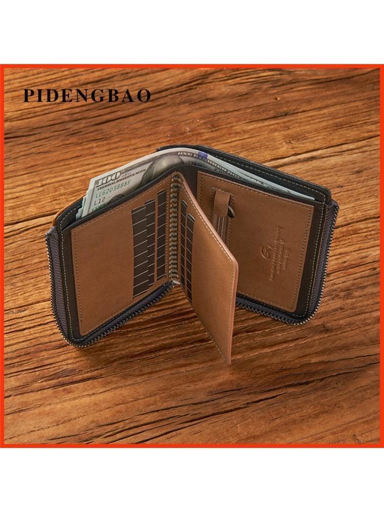 Men's Leather Wallet & Purse – High-Quality Money Bag for Men, Durable and Stylish - ClubOn