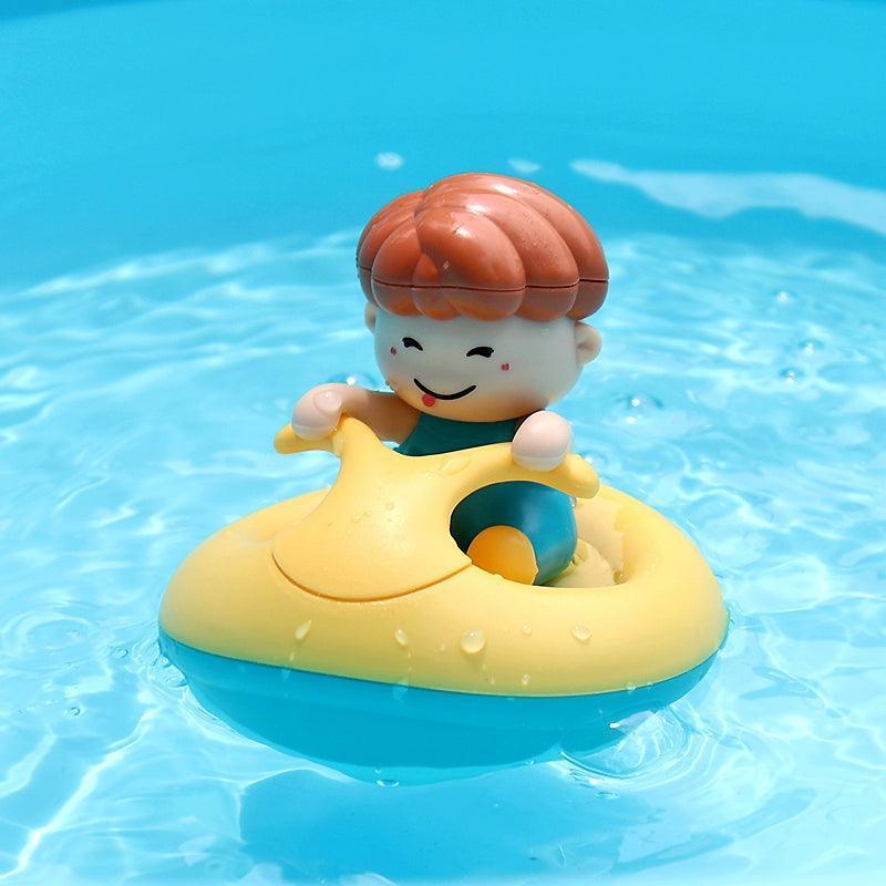 Clockwork Surfing Submarine Toy – Baby Bath & Beach Water Play - ClubOn