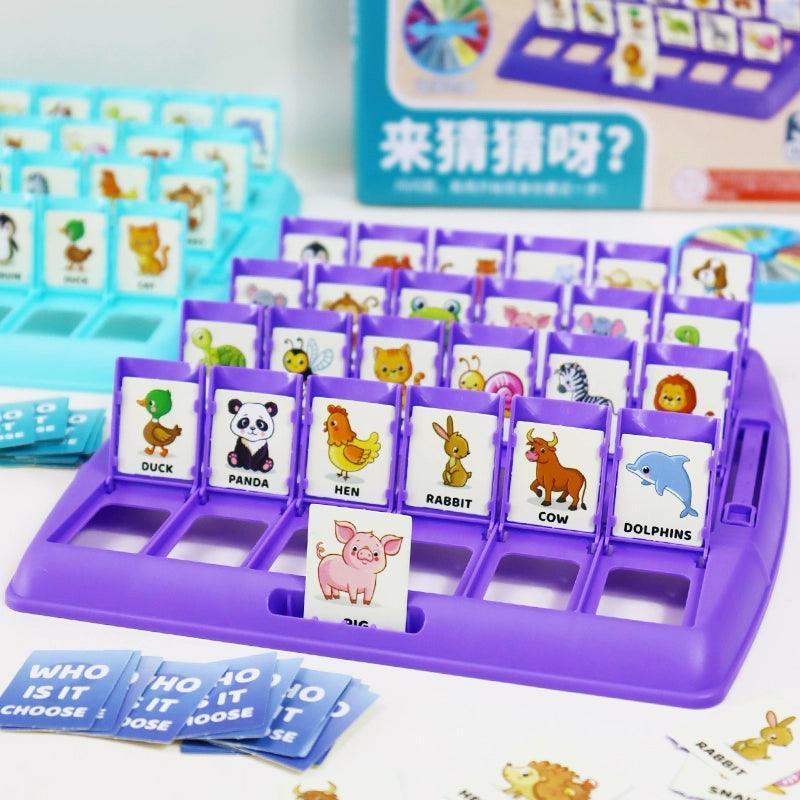 Guess Who I Am Card Game - Children's Educational Board Game - ClubOn