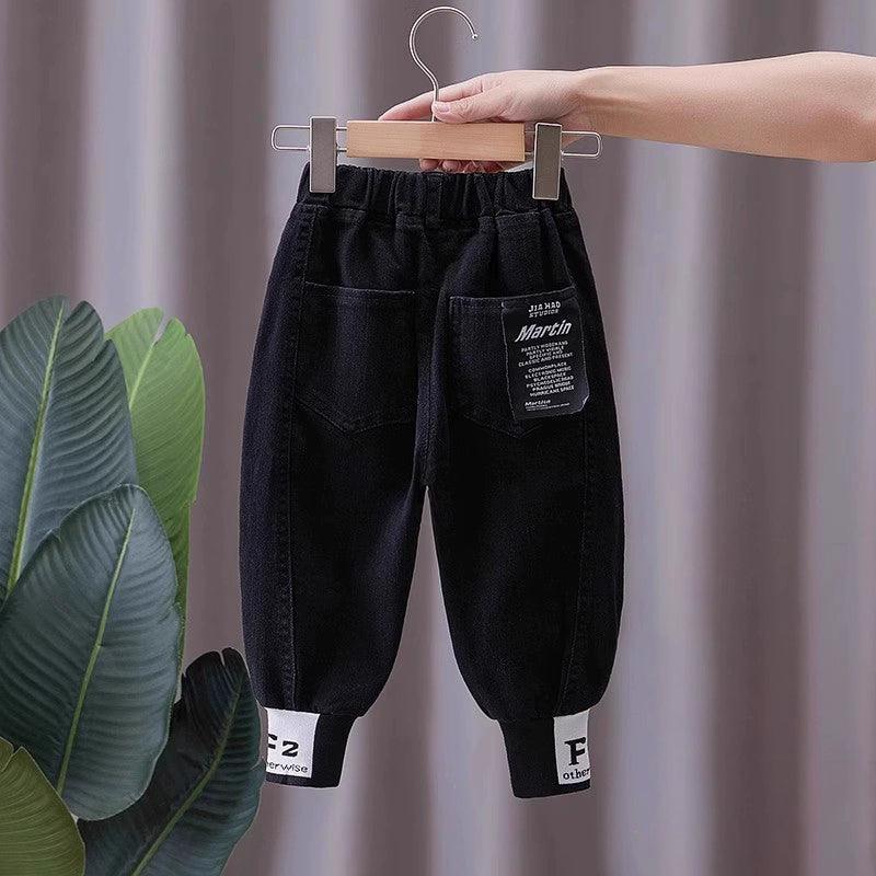 Trendy Boys' Casual Cuffed Jeans - ClubOn