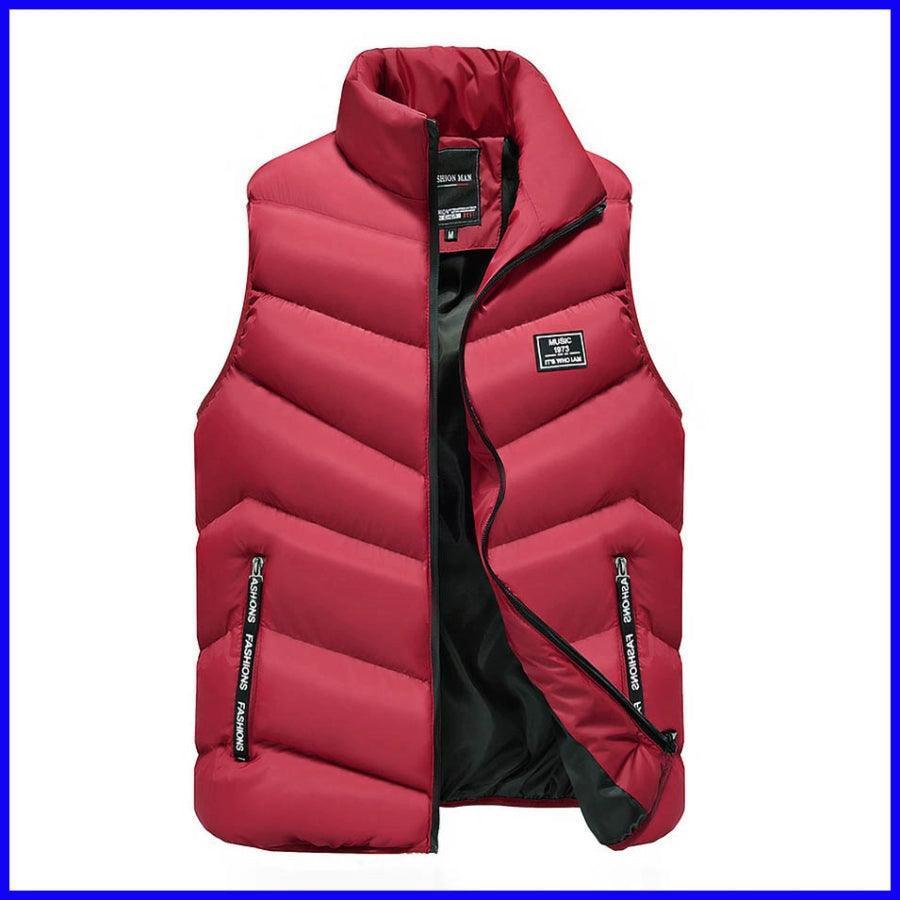 Men’s Down Vest Jacket – Winter Puffer Coat for Cold Weather - ClubOn