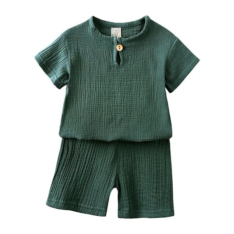 Kids Pajama Set – Muslin Ops and Bottoms for Boys & Girls - ClubOn