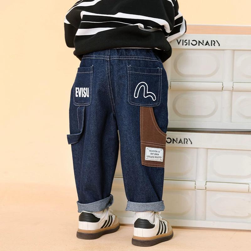 Boys' Spring & Autumn Children's Jeans - ClubOn