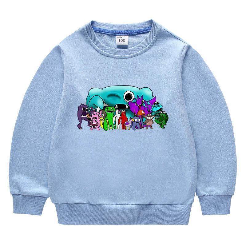 Garten of Banban Boys' Pure Cotton Sweater – Cartoon Spring & Autumn Jacket - ClubOn