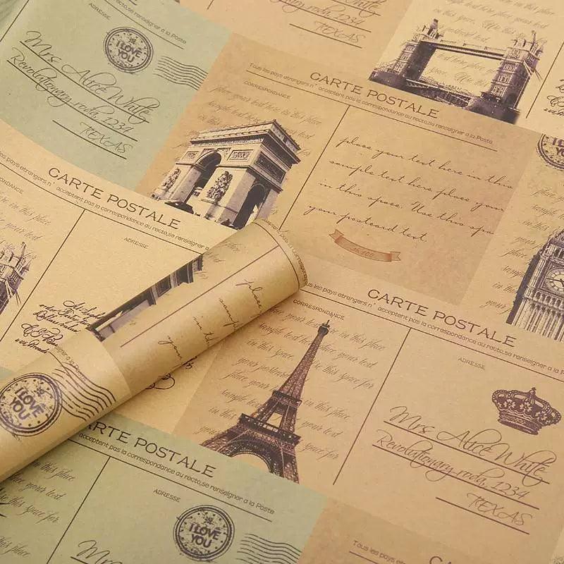 10pcs Wrapping Paper – Birthday Gift Packaging Set - ClubOn