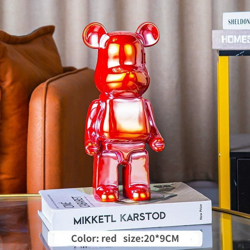 Electroplated Violent Bear Figurine – Bold Home Decoration - ClubOn