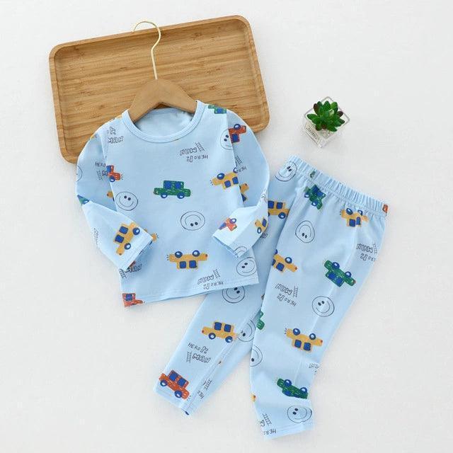 Children's Long Sleeve Pajama Set - Baby Boys Sleepwear - ClubOn