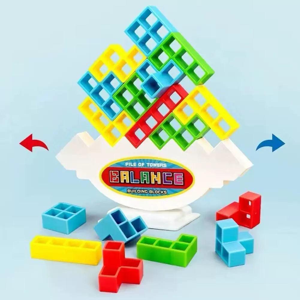 Tetra Tower Game – Stacking Blocks Balance Building Game - ClubOn