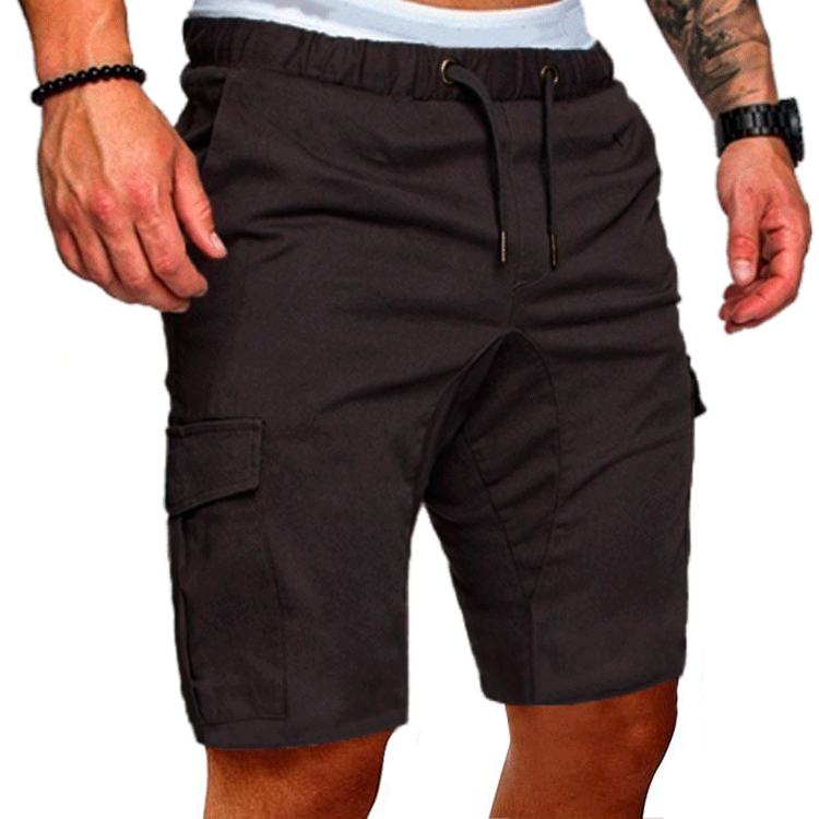 Men’s Summer Gym Shorts – Loose Grey Sports Shorts for Men - ClubOn