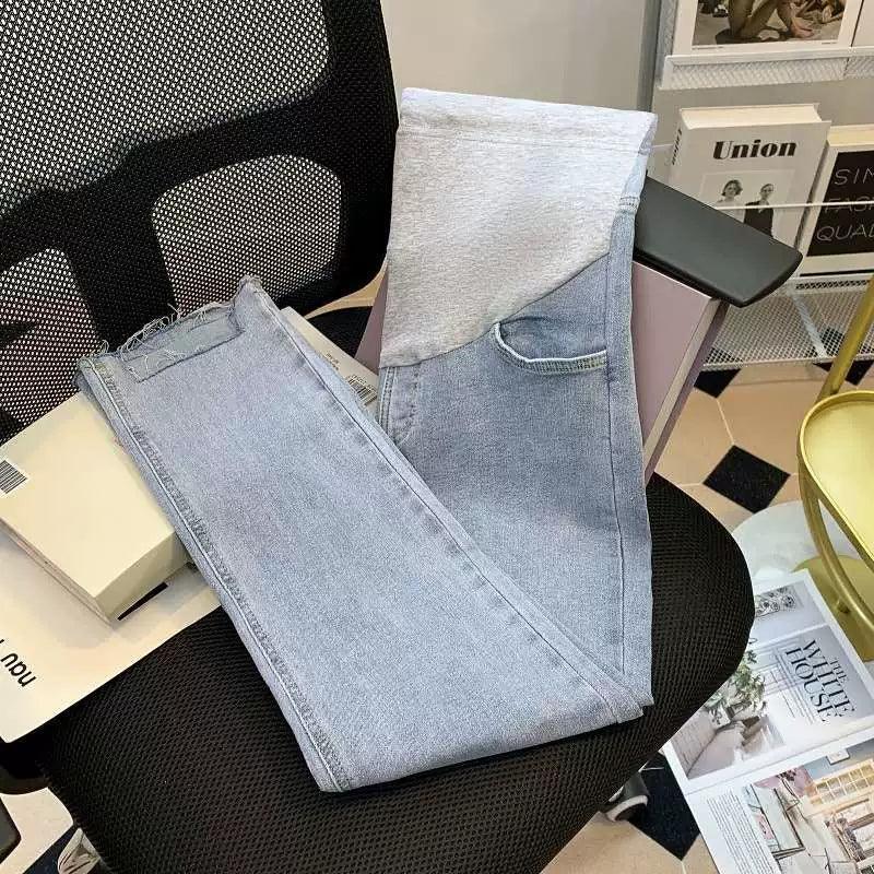 Summer Thin Jeans for Pregnant Women – Comfortable Fit - ClubOn