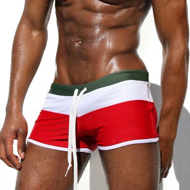 Men’s Colorful Swim Shorts – Summer Beach Shorts Swimwear - ClubOn