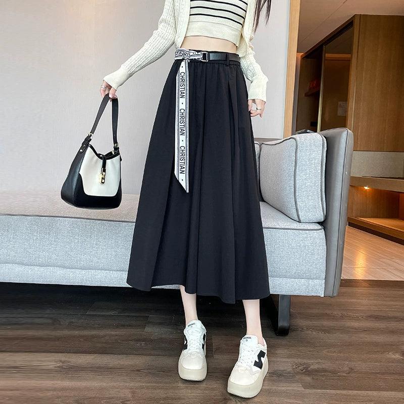 Women’s Ice Silk Skirt Pants – Summer Style - ClubOn