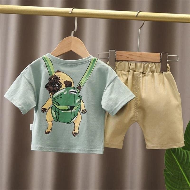 Cotton T-Shirt & Shorts Set for Baby Boys - ClubOn