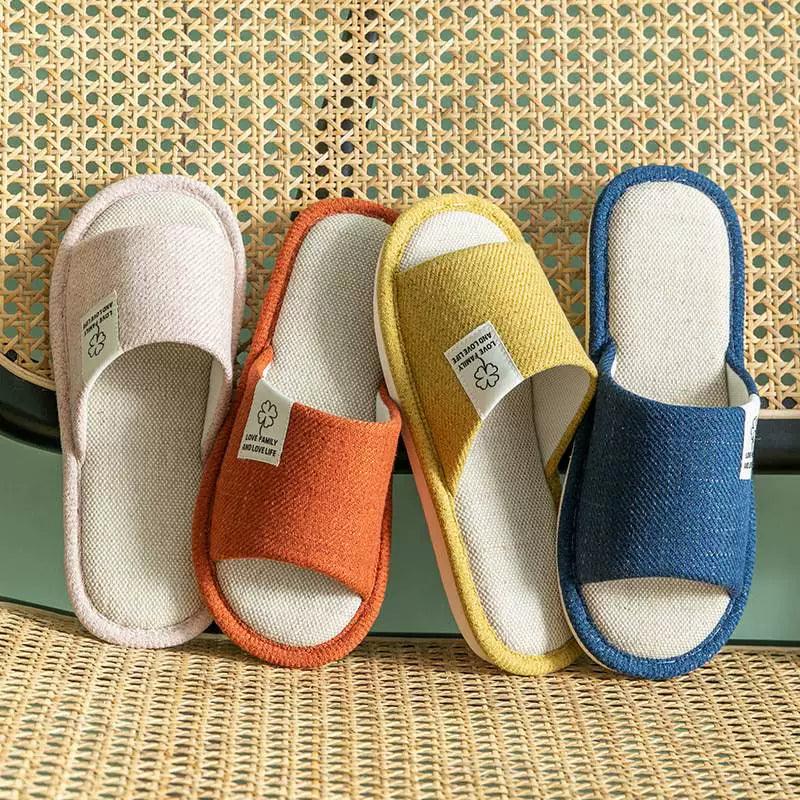 Men Slippers Indoor Home Shoes Wooden Floor Thick-Soled Home Shoes - ClubOn