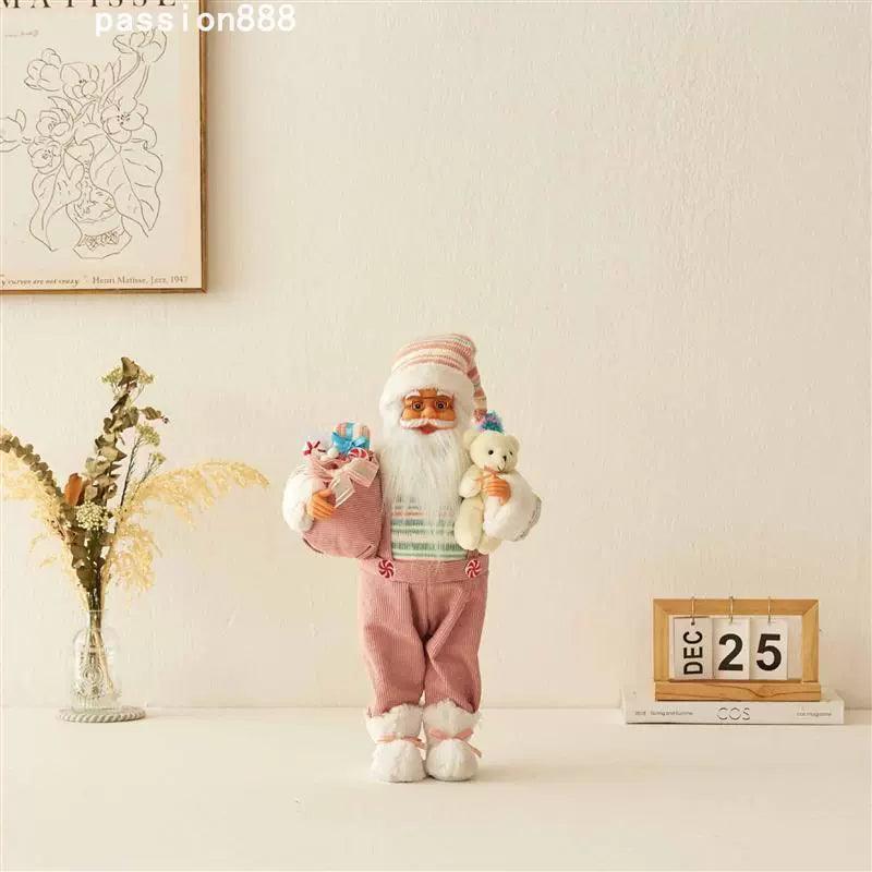 Pink Santa Claus Christmas Ornaments | Festive Holiday Decorations - ClubOn