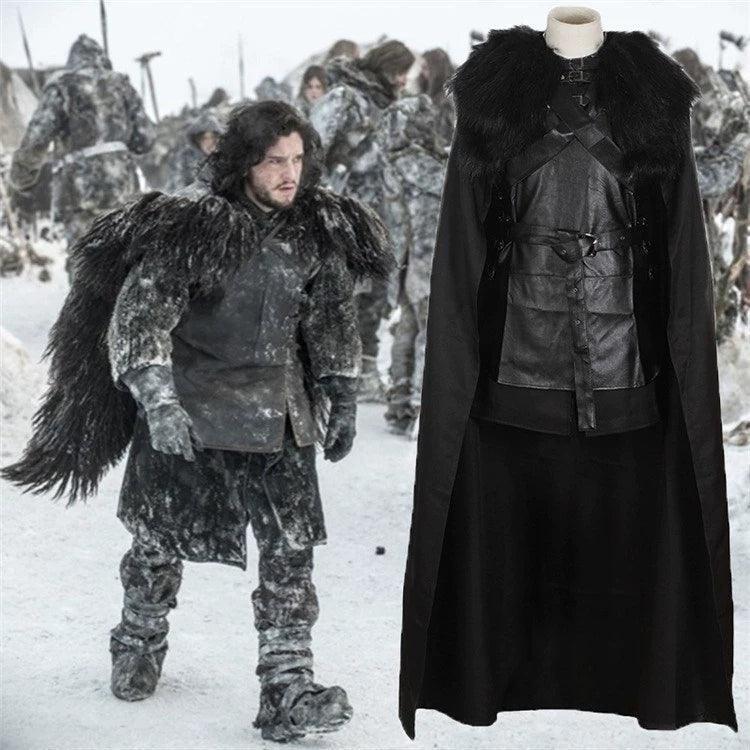 Game of Thrones Jon Snow Cosplay Costume – A Song of Ice and Fire Role-Playing Outfit - ClubOn