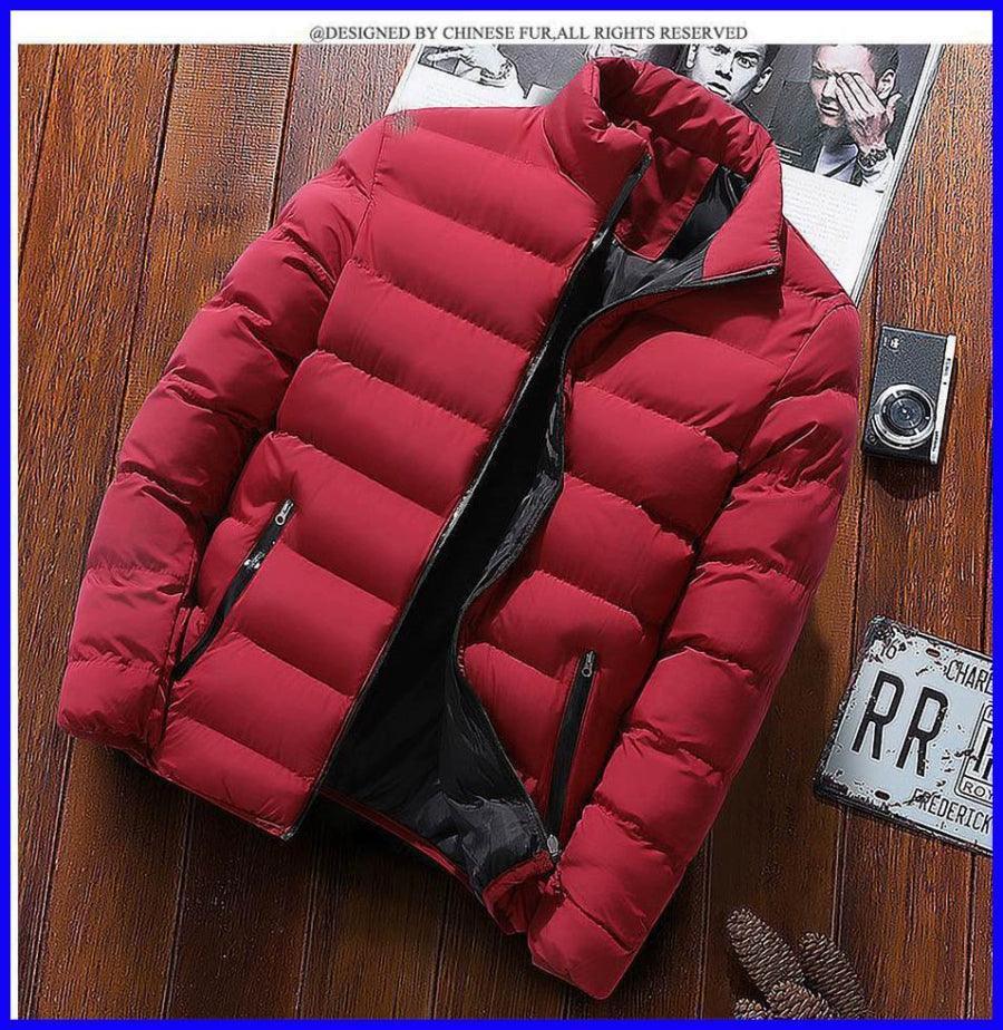Men’s Winter Puffer Jacket Coat – Down Coat for Cold Weather - ClubOn