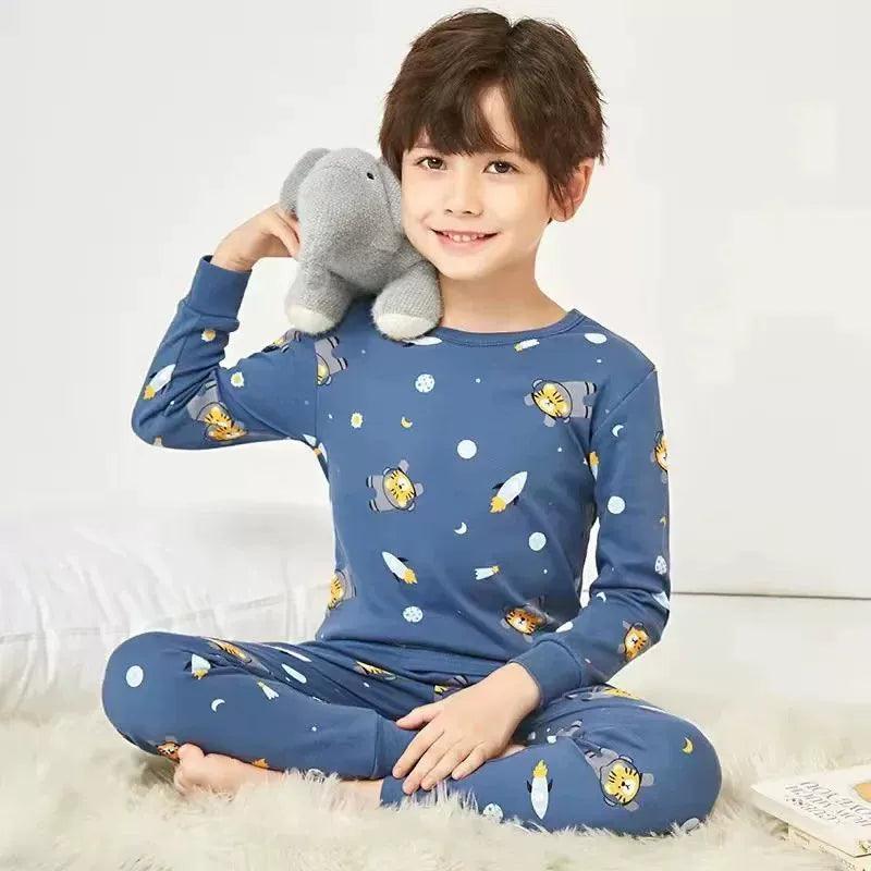 Autumn Long-Sleeved Pajamas for Boys & Girls - ClubOn
