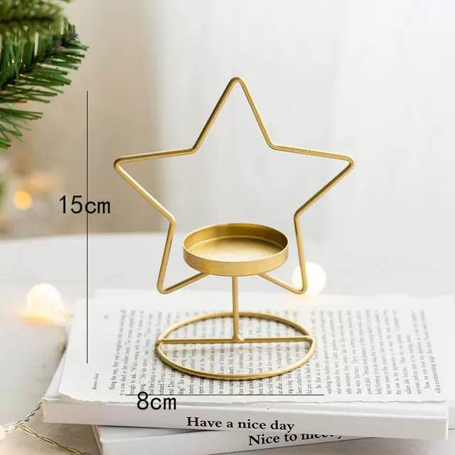 Christmas Decor Iron Xmas Tree with Creative Elk Design - ClubOn