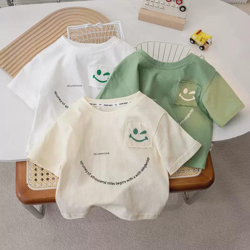 Boys Kids Children Boy T-Shirt – Baby Clothes Summer T-Shirts - ClubOn