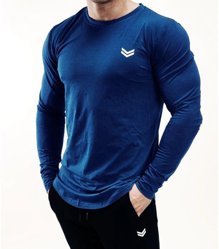 Men's Long Sleeve T-shirt – Gym, Fitness, and Running - ClubOn