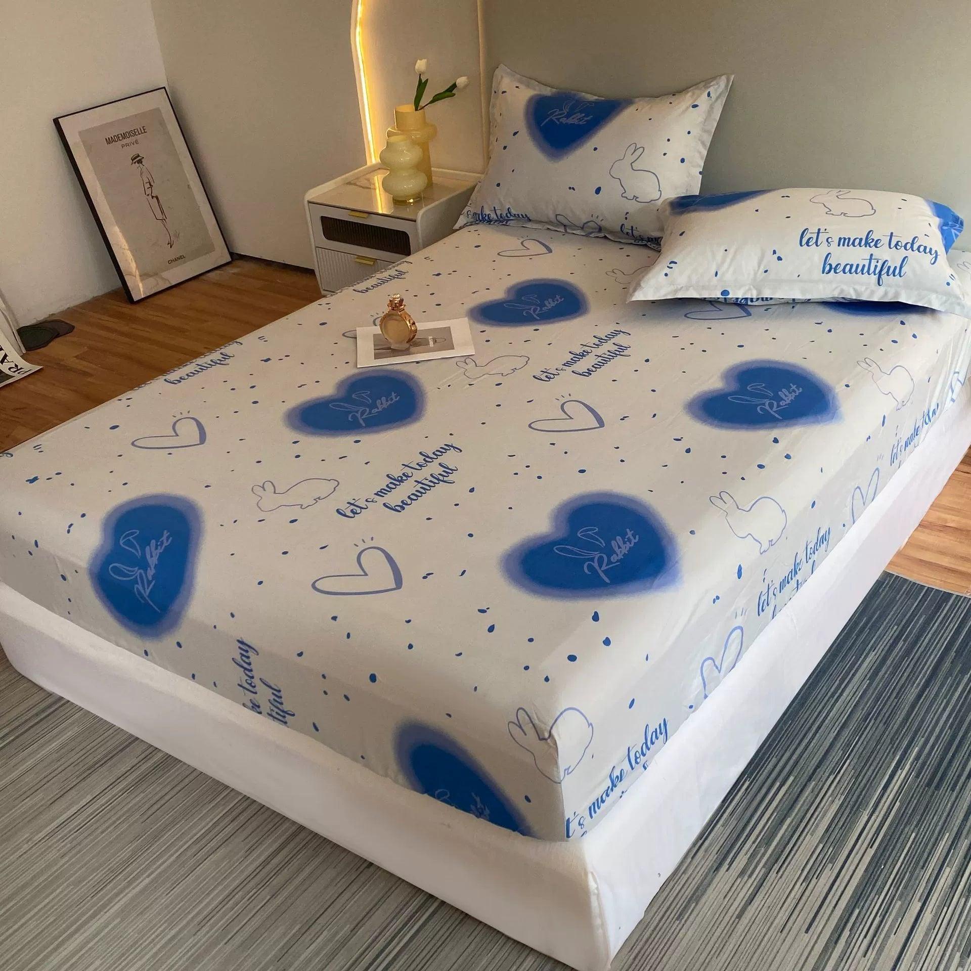 King Size Bed Sheets with Fitted Sheet & Pillowcases - ClubOn