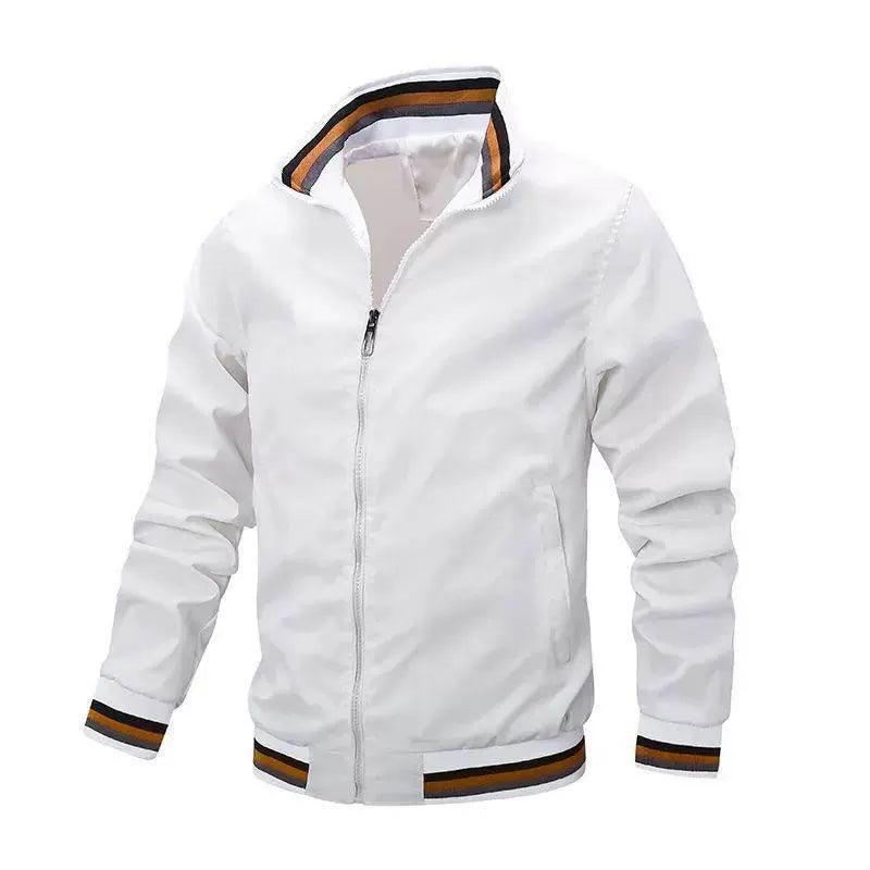 Quality Bomber Casual Jacket for Men – Autumn Mandarin Outerwear - ClubOn