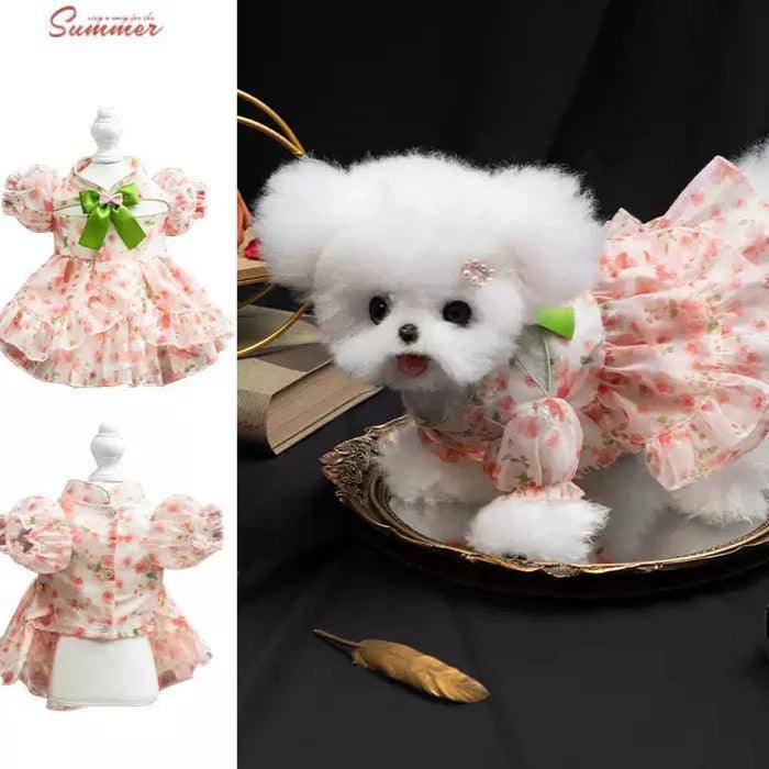 Little Flower Fairy Clothes - Breathable Summer Outfit for Pets - ClubOn